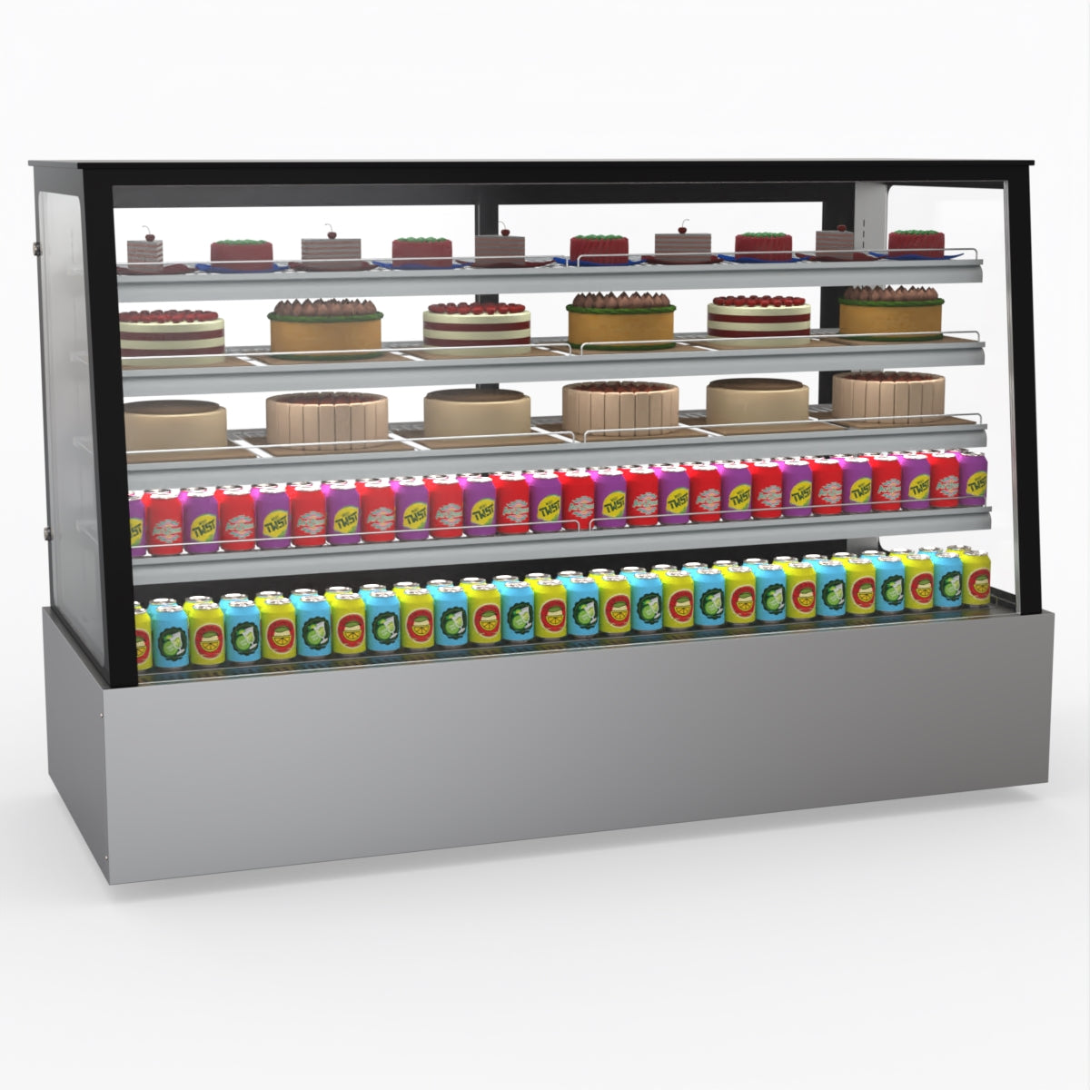 Bonvue Deluxe Chilled Cake Showcase Display Cabinet SLP870C