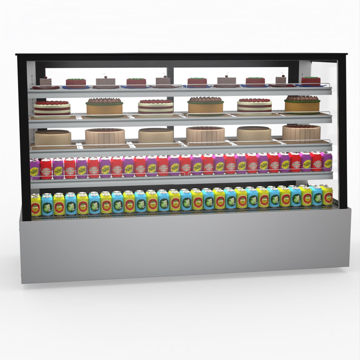 Bonvue Deluxe Chilled Cake Showcase Display Cabinet SLP870C