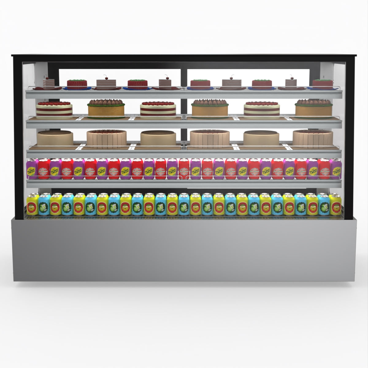Bonvue Deluxe Chilled Cake Showcase Display Cabinet SLP870C