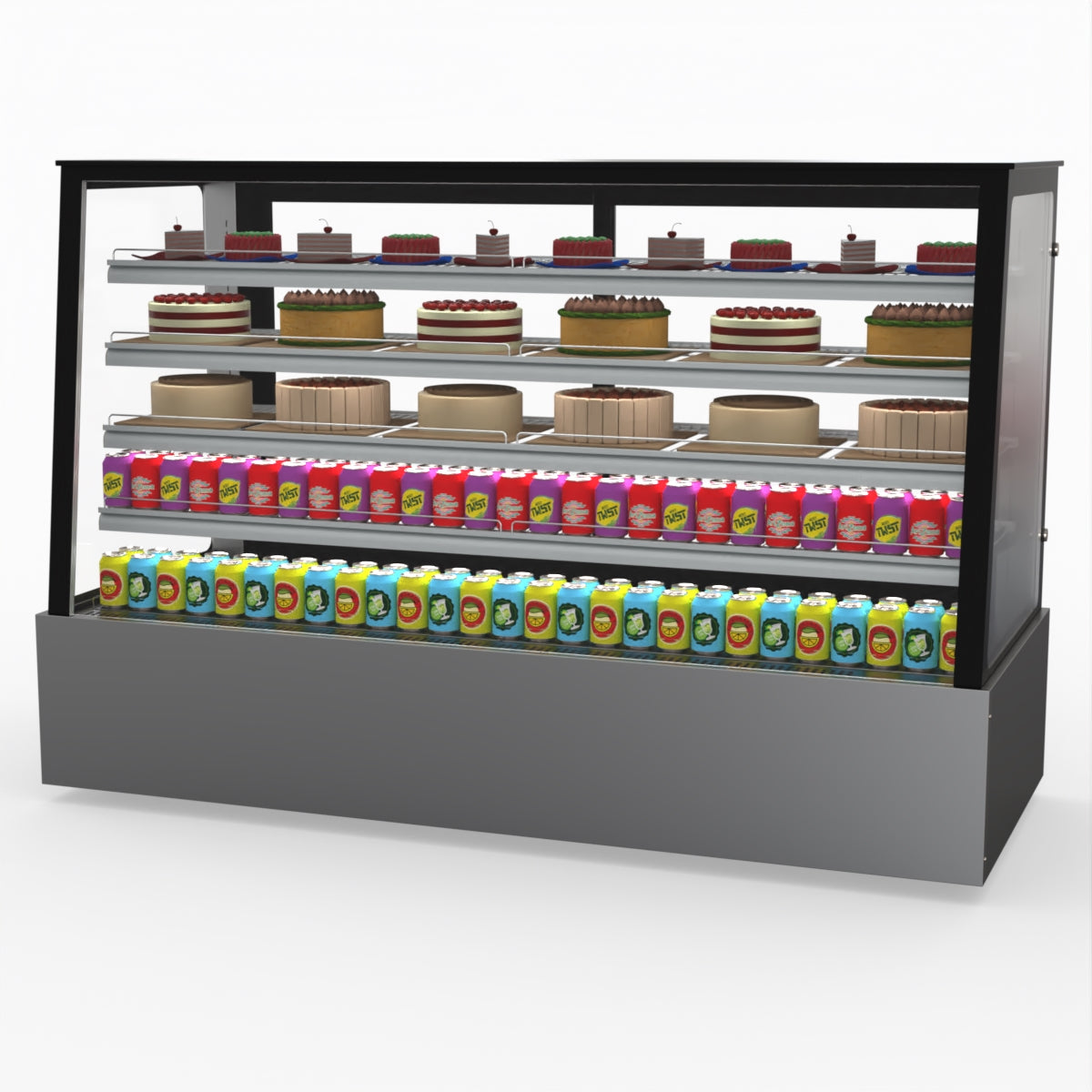Bonvue Deluxe Chilled Cake Showcase Display Cabinet SLP870C