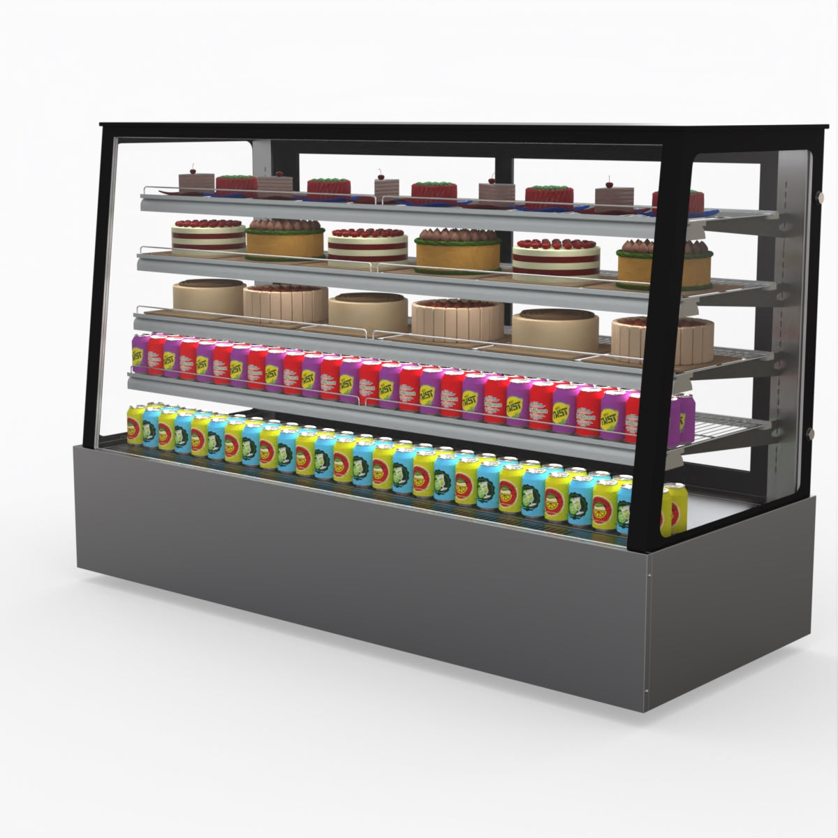 Bonvue Deluxe Chilled Cake Showcase Display Cabinet SLP870C
