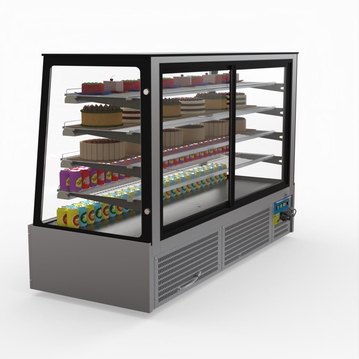 Bonvue Deluxe Chilled Cake Showcase Display Cabinet SLP870C