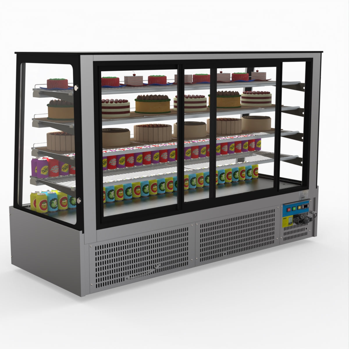 Bonvue Deluxe Chilled Cake Showcase Display Cabinet SLP870C