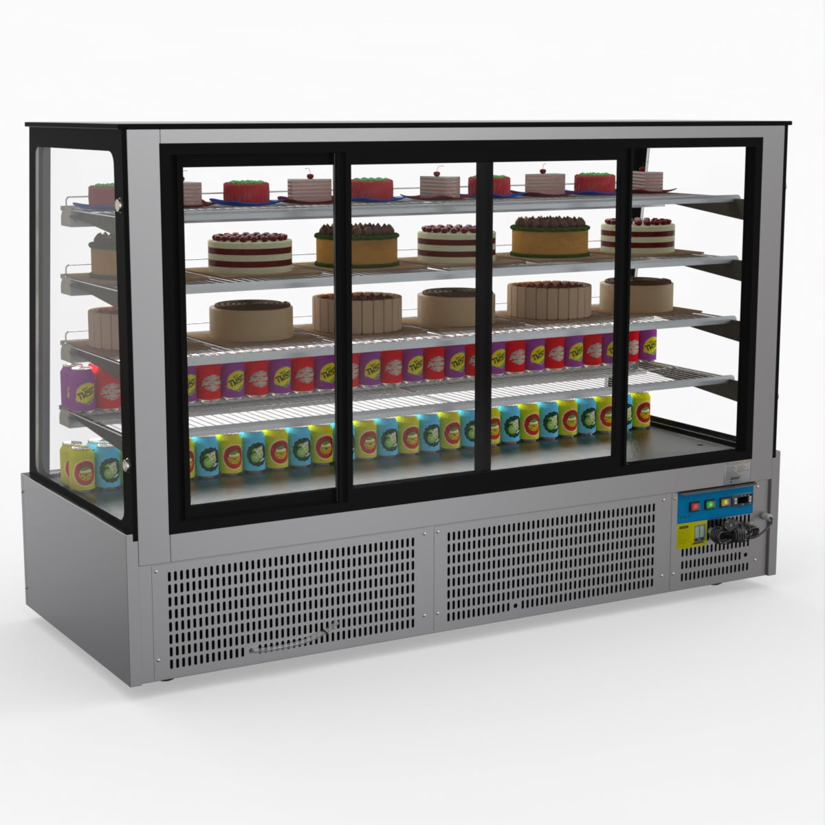 Bonvue Deluxe Chilled Cake Showcase Display Cabinet SLP870C