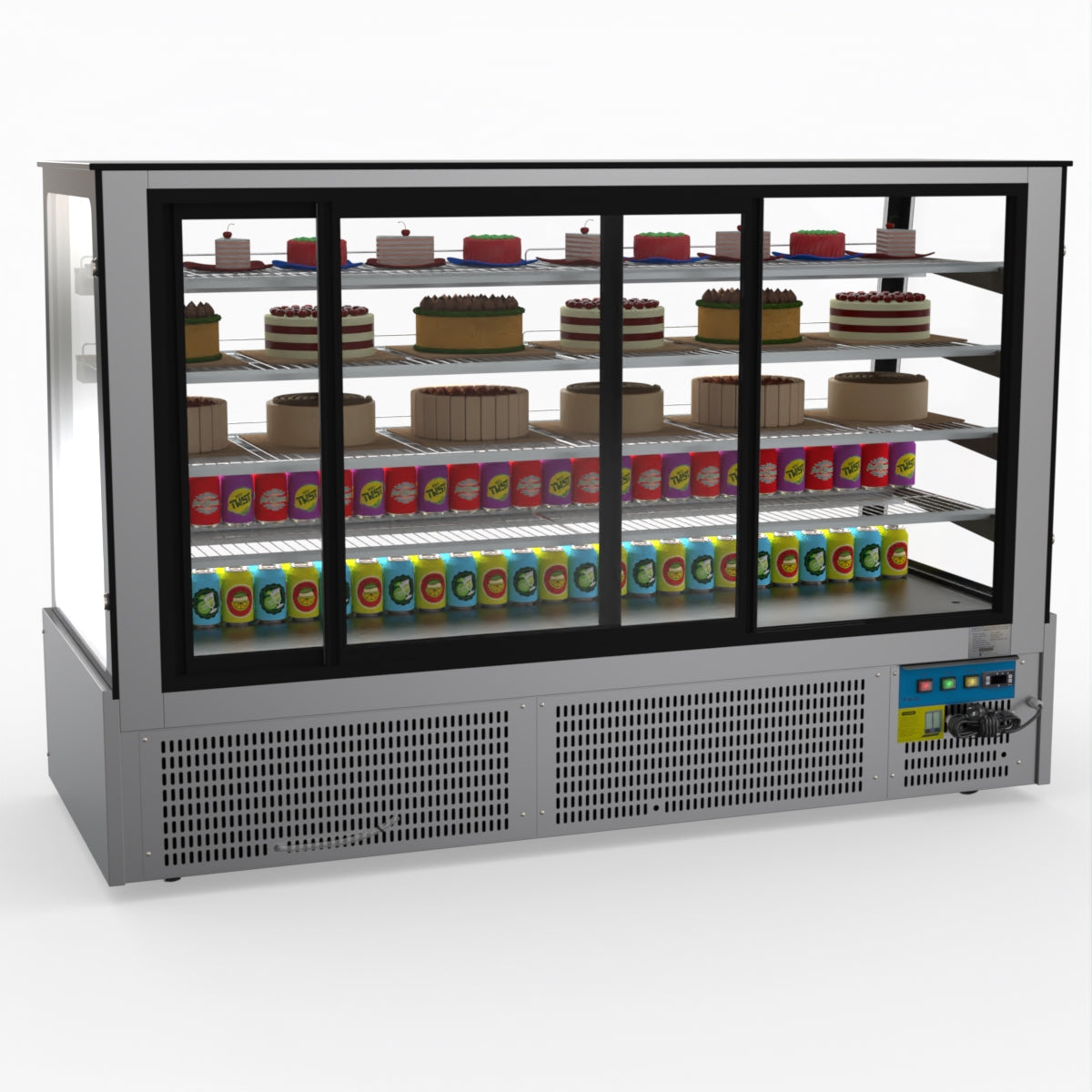 Bonvue Deluxe Chilled Cake Showcase Display Cabinet SLP870C