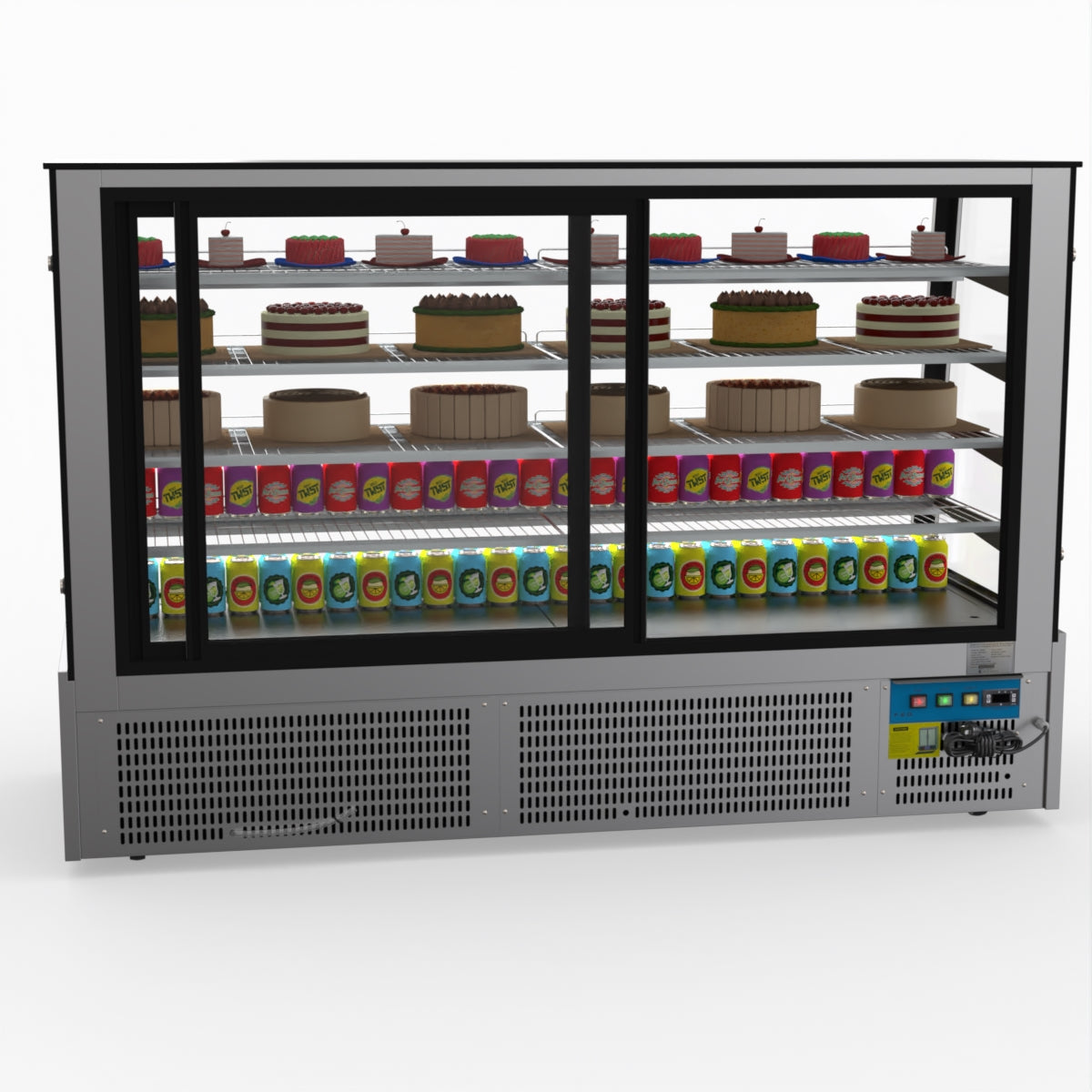 Bonvue Deluxe Chilled Cake Showcase Display Cabinet SLP870C