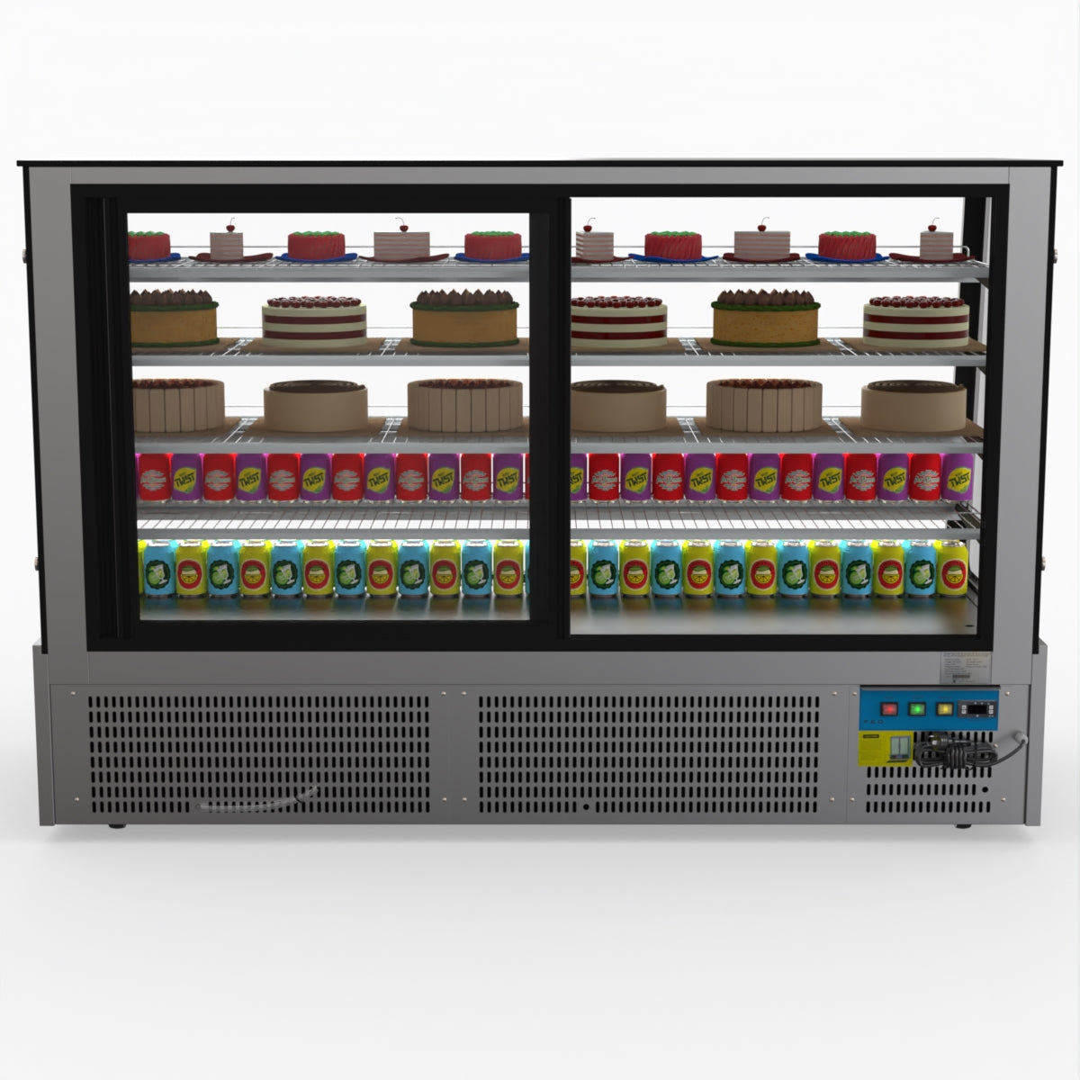 Bonvue Deluxe Chilled Cake Showcase Display Cabinet SLP870C