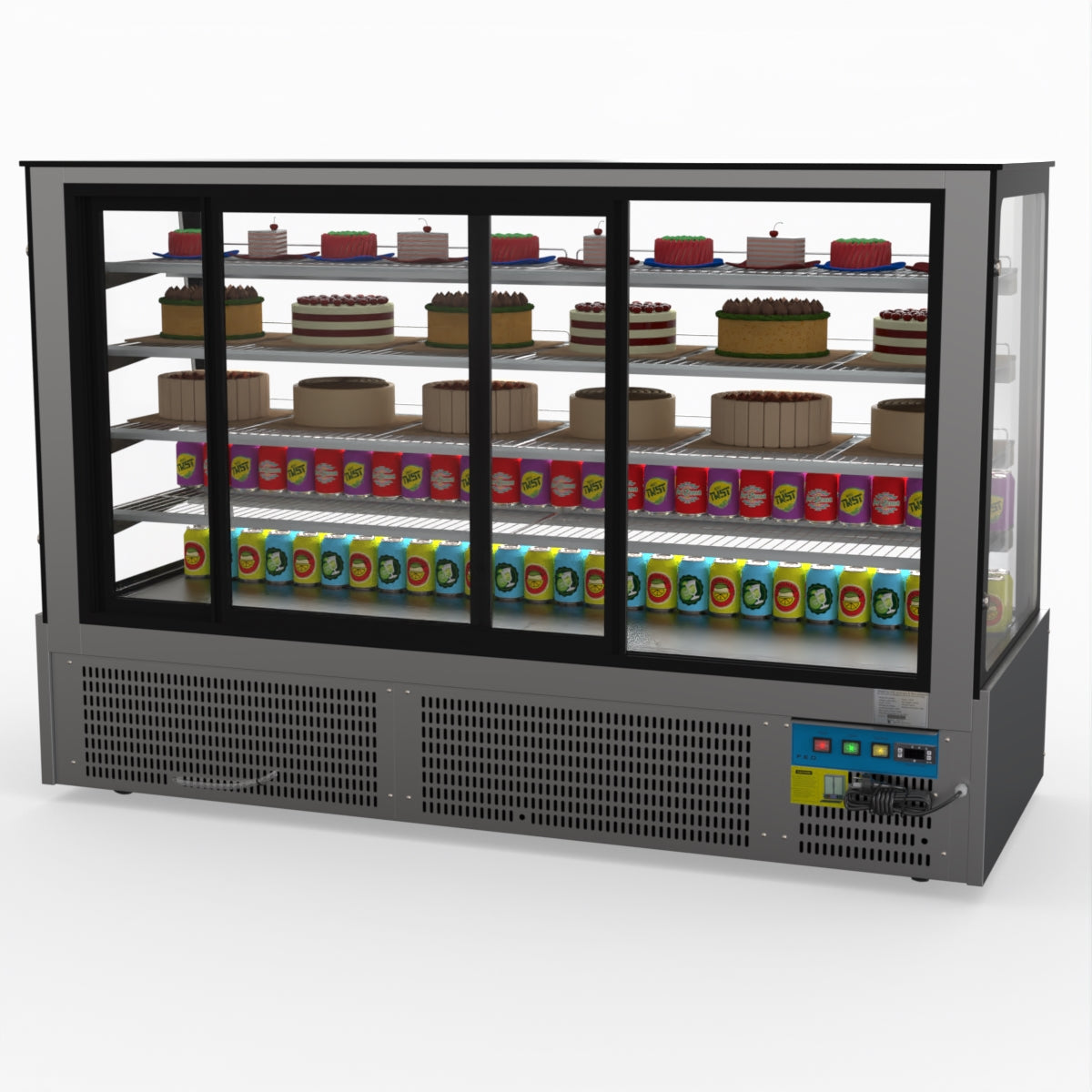 Bonvue Deluxe Chilled Cake Showcase Display Cabinet SLP870C