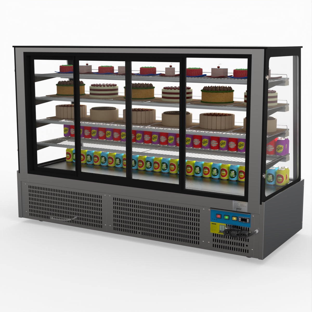 Bonvue Deluxe Chilled Cake Showcase Display Cabinet SLP870C