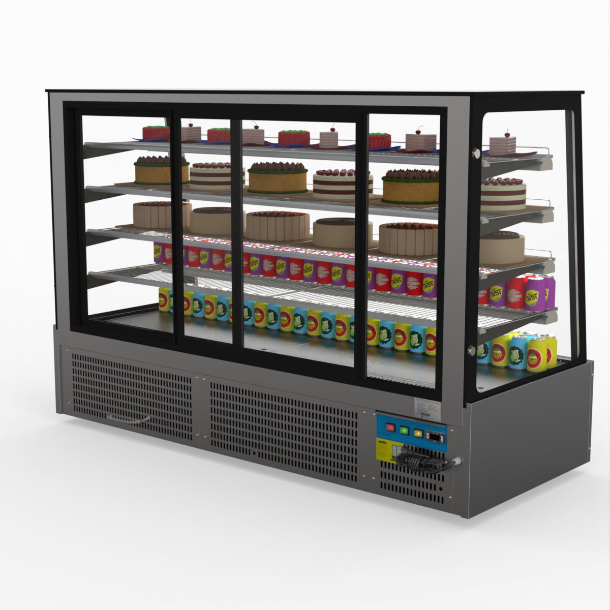 Bonvue Deluxe Chilled Cake Showcase Display Cabinet SLP870C