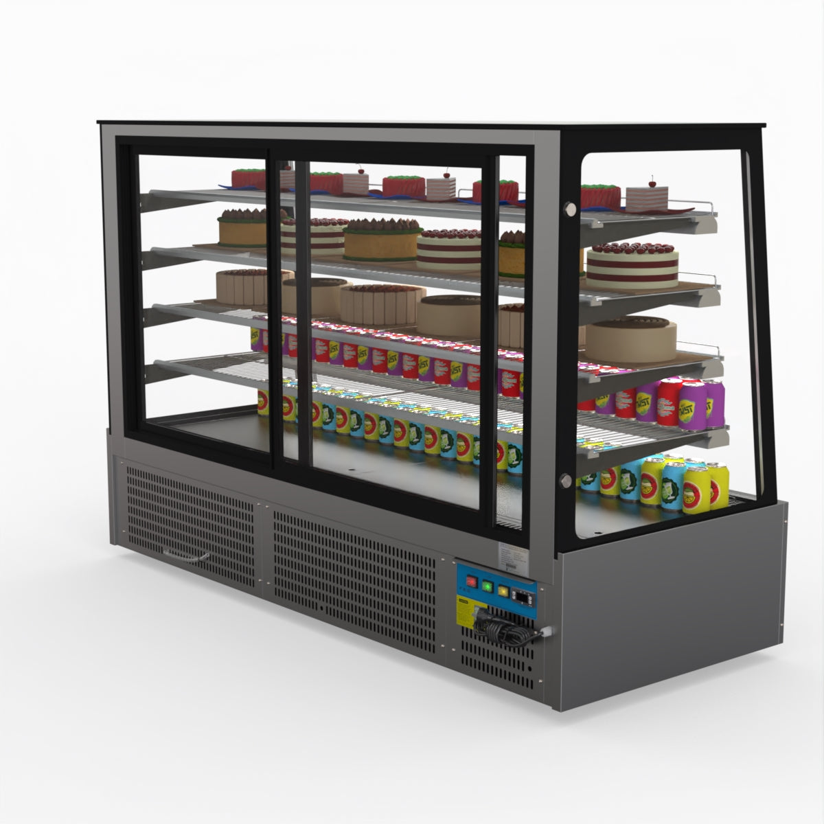 Bonvue Deluxe Chilled Cake Showcase Display Cabinet SLP870C