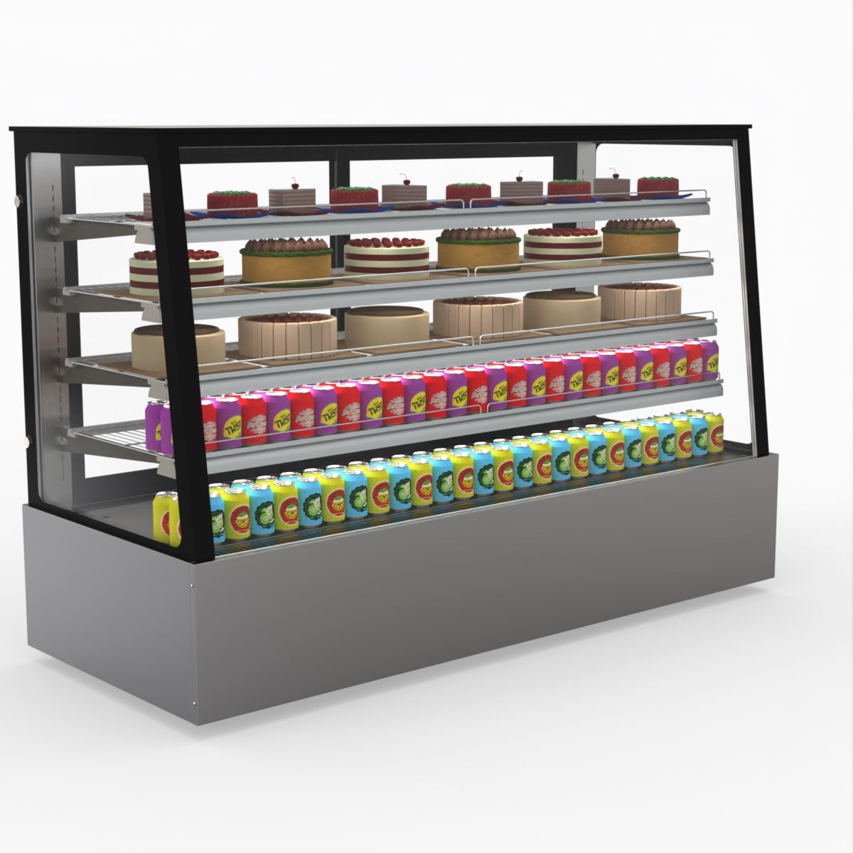 Bonvue Deluxe Chilled Cake Showcase Display Cabinet SLP870C