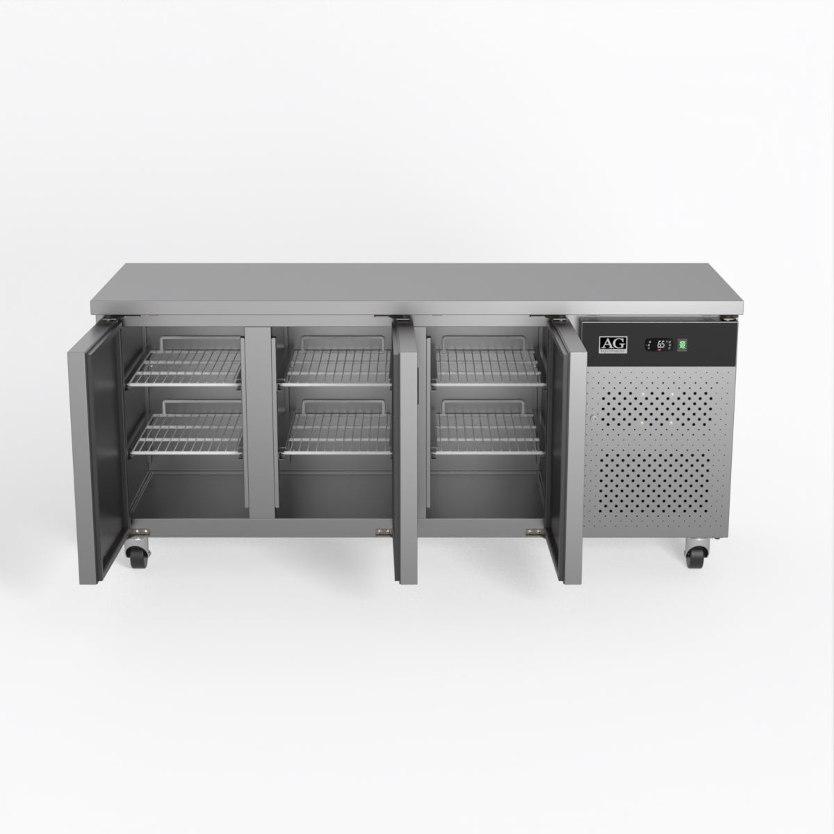 AG Three Door Commercial Worktop / Under Bench Fridge 600mm Depth SLX3100TN