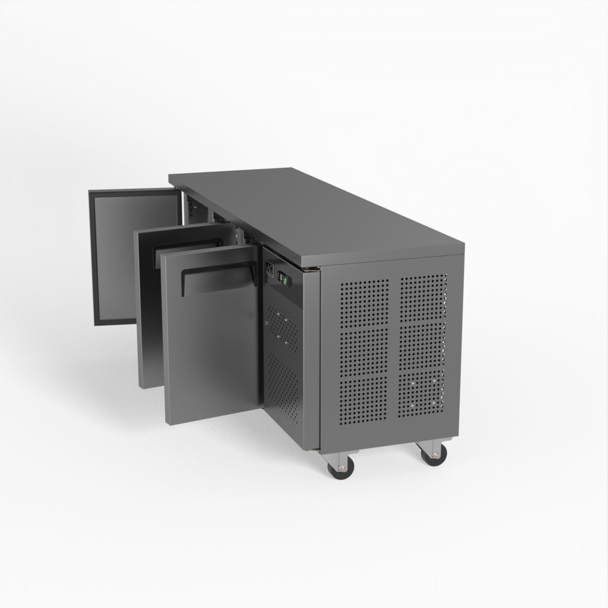 AG Three Door Commercial Worktop / Under Bench Fridge 600mm Depth SLX3100TN