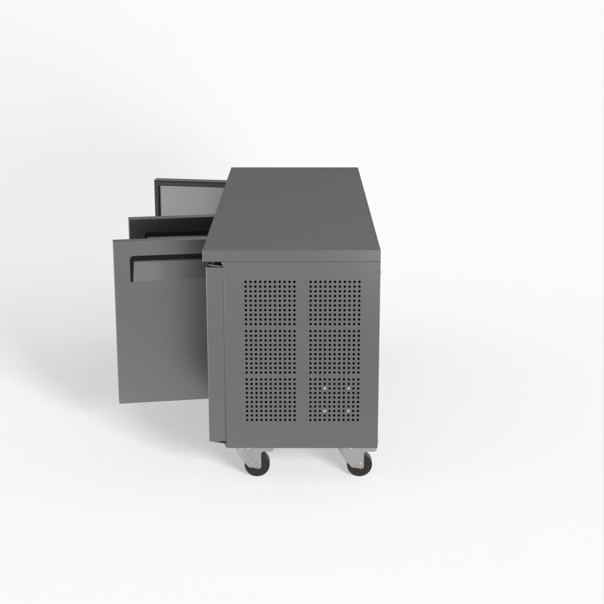 AG Three Door Commercial Worktop / Under Bench Fridge 600mm Depth SLX3100TN