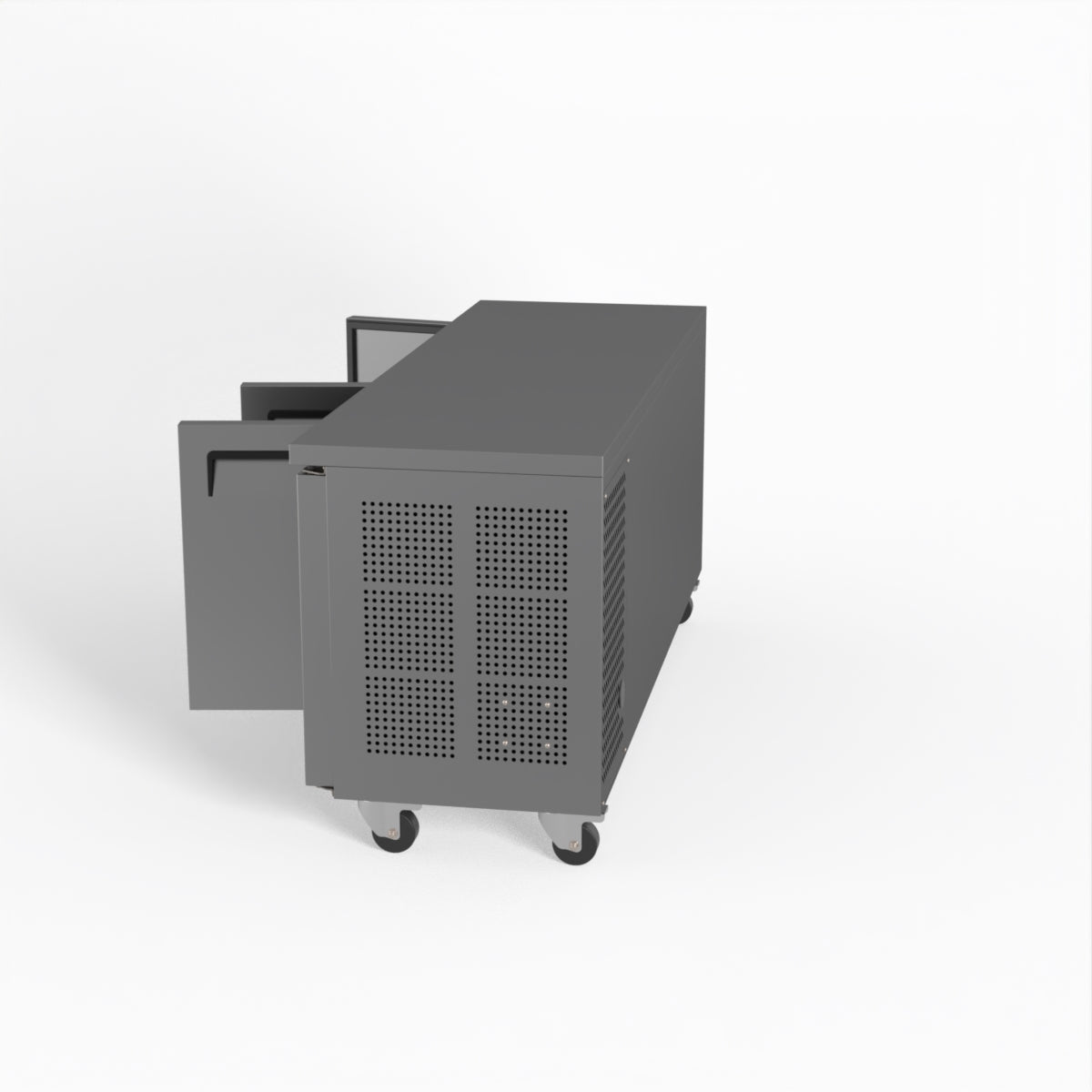 AG Three Door Commercial Worktop / Under Bench Fridge 600mm Depth SLX3100TN