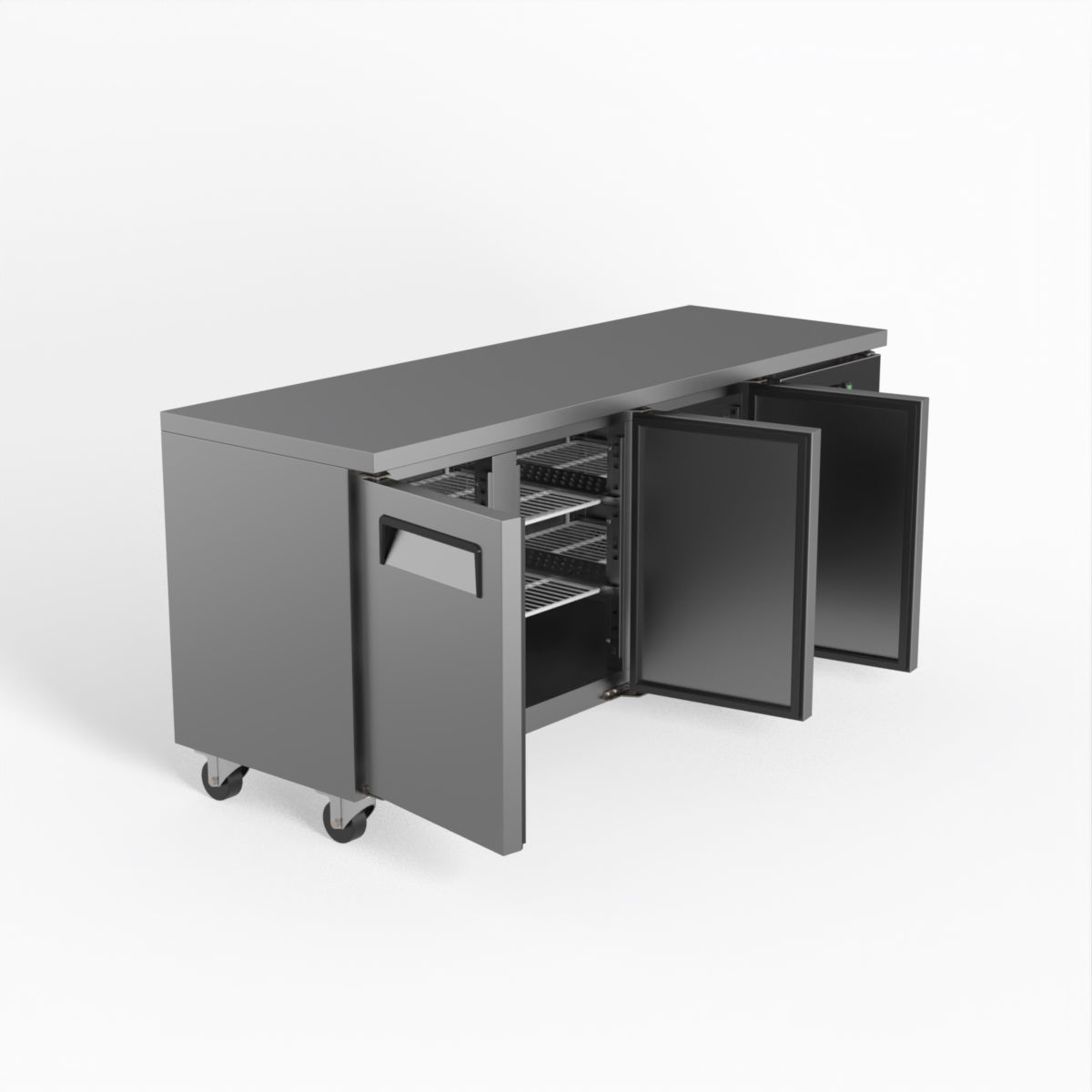 AG Three Door Commercial Worktop / Under Bench Fridge 600mm Depth SLX3100TN