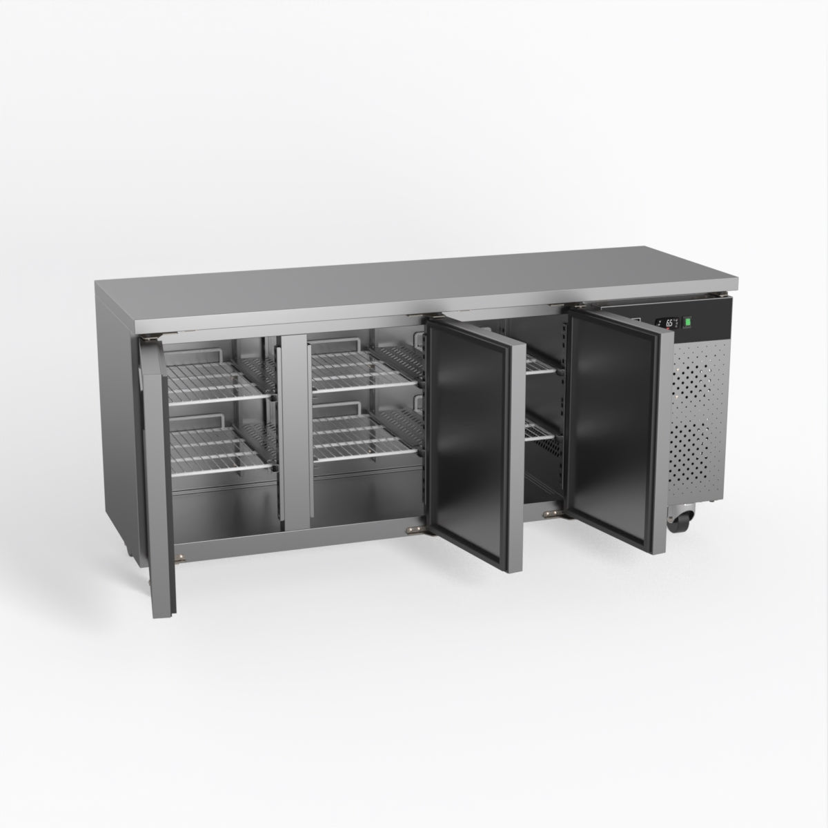 AG Three Door Commercial Worktop / Under Bench Fridge 600mm Depth SLX3100TN
