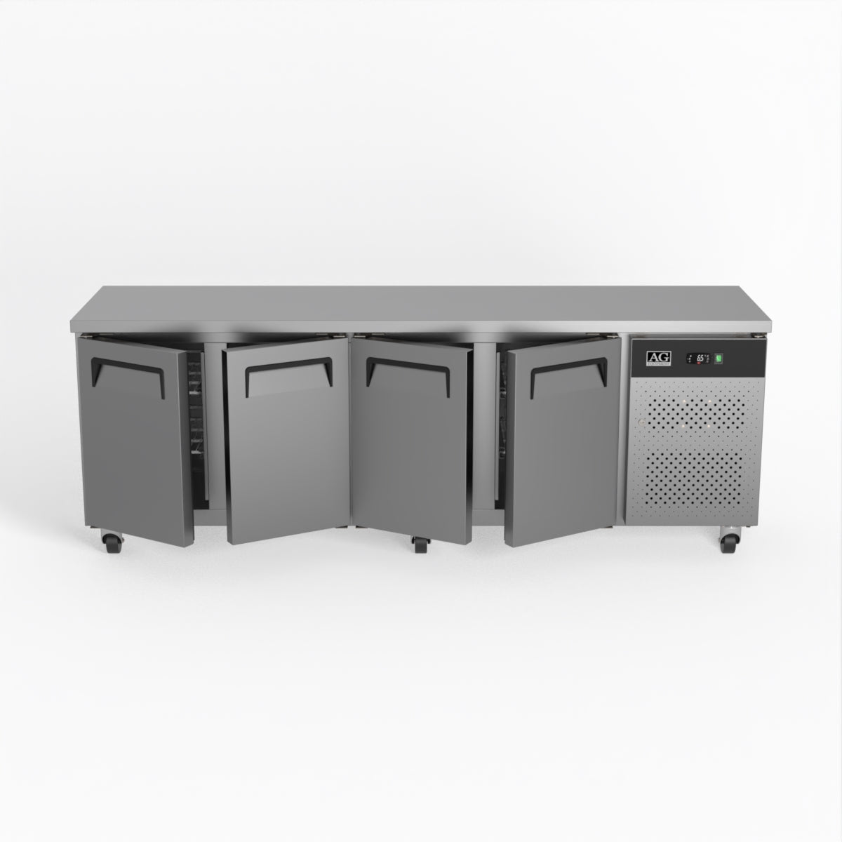 AG Four Door Commercial Worktop / Under Bench Fridge SLX4100TN