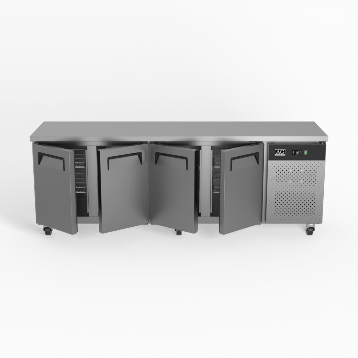 AG Four Door Commercial Worktop / Under Bench Fridge SLX4100TN