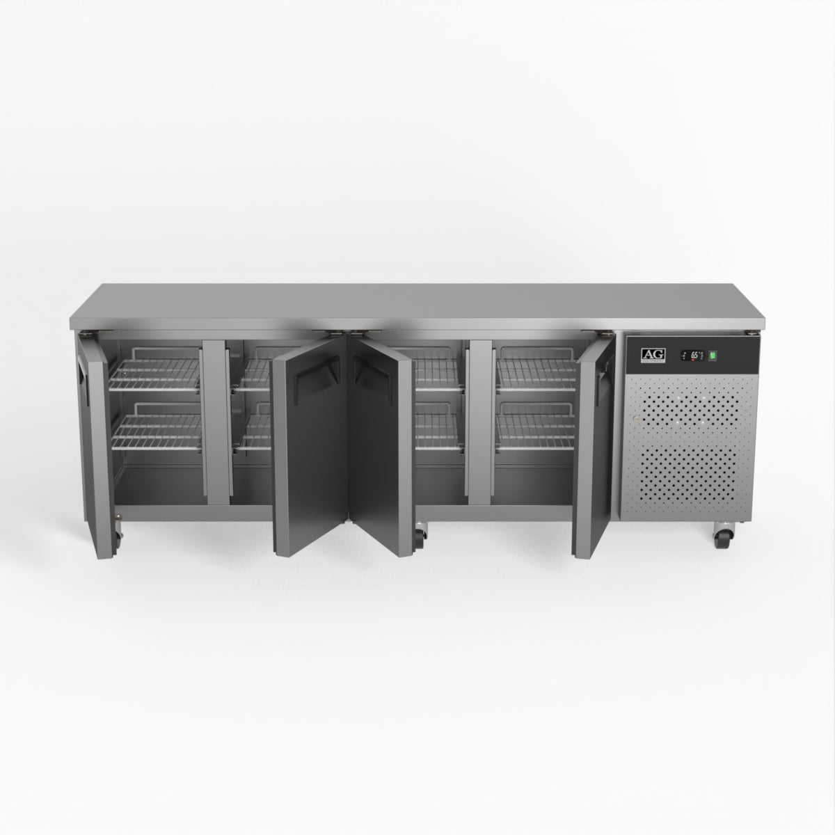AG Four Door Commercial Worktop / Under Bench Fridge SLX4100TN