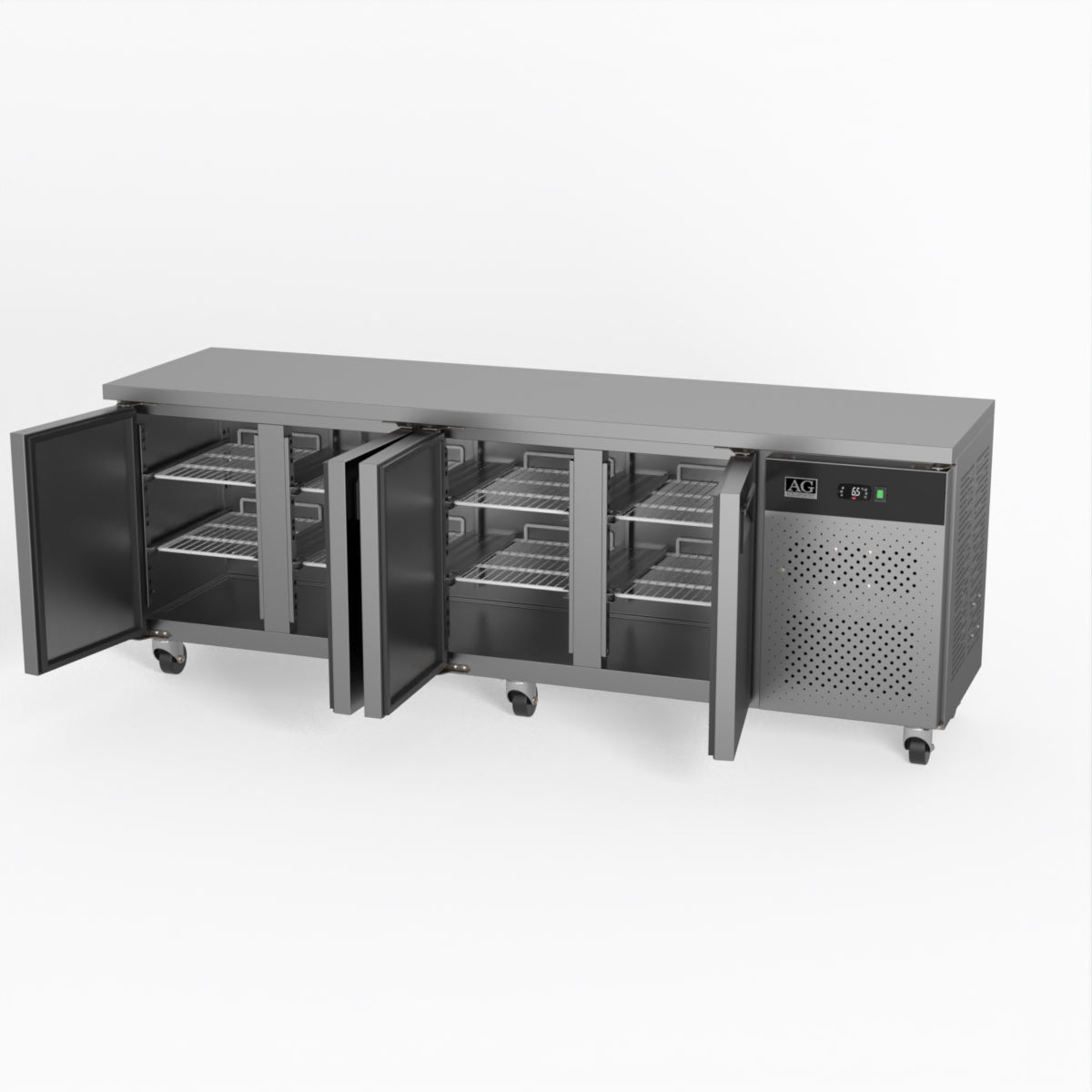 AG Four Door Commercial Worktop / Under Bench Fridge SLX4100TN