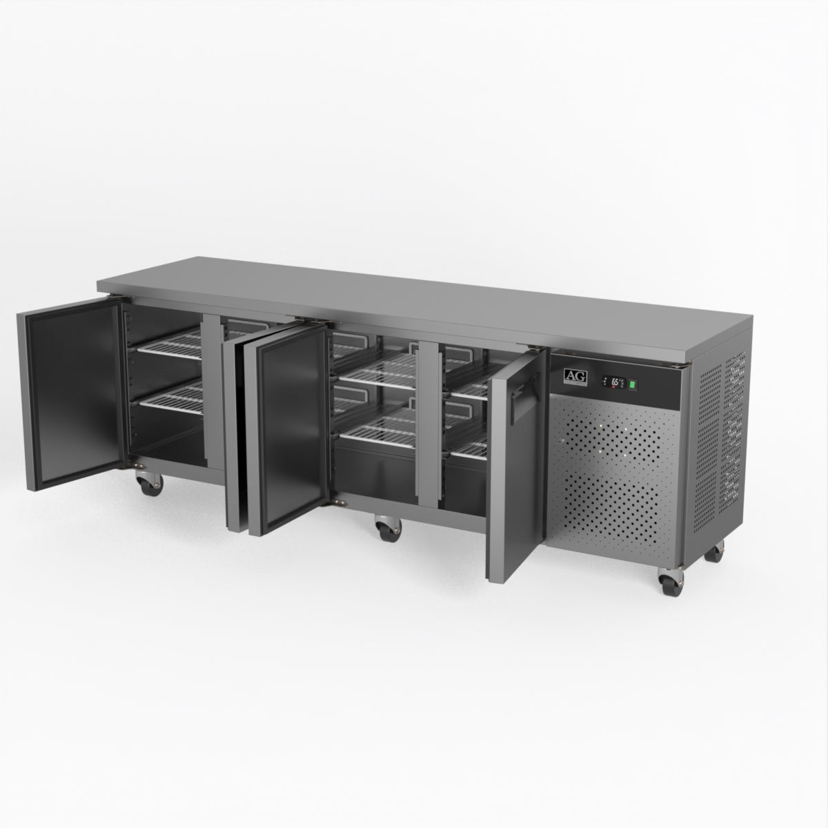 AG Four Door Commercial Worktop / Under Bench Fridge SLX4100TN
