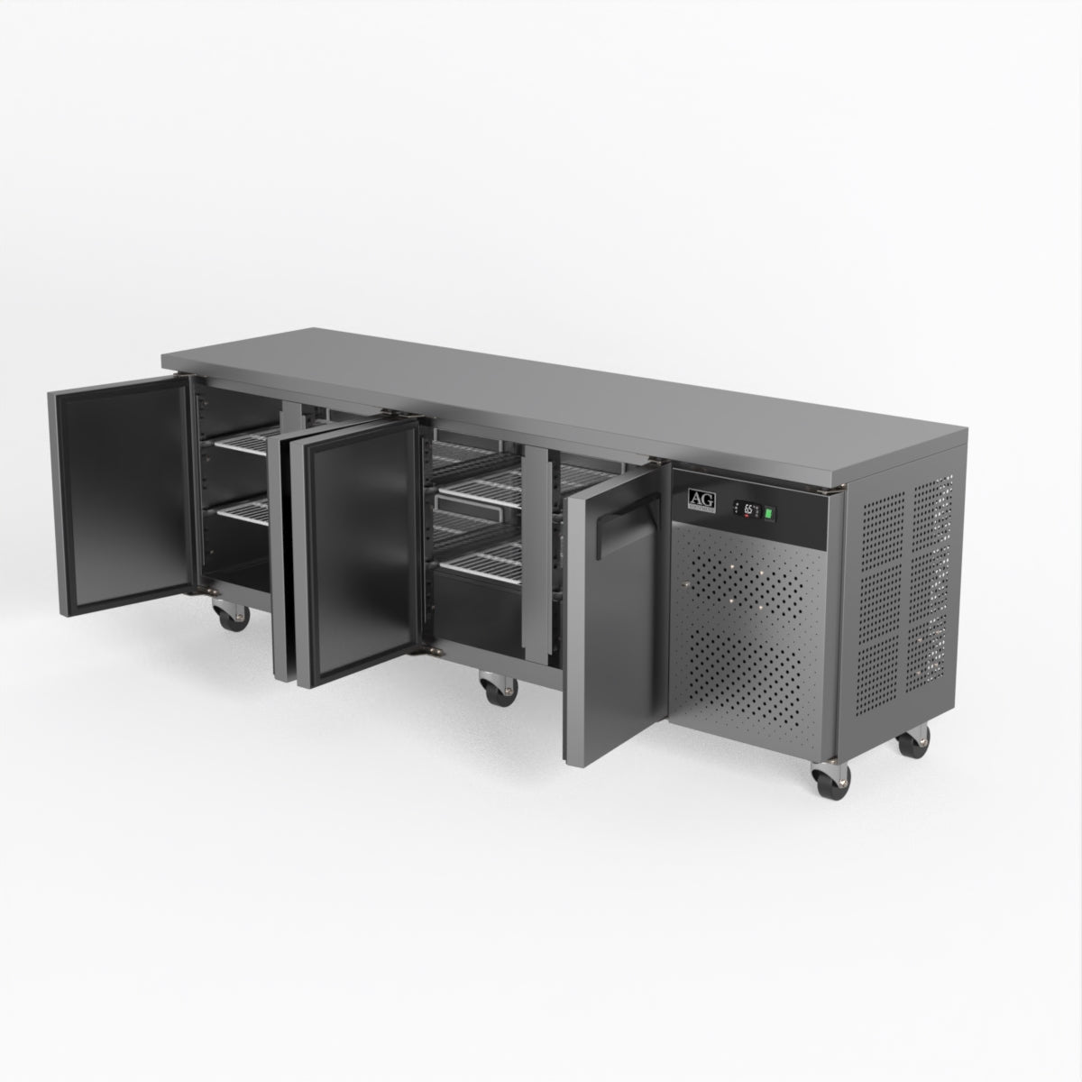 AG Four Door Commercial Worktop / Under Bench Fridge SLX4100TN