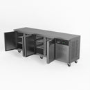 AG Four Door Commercial Worktop / Under Bench Fridge SLX4100TN