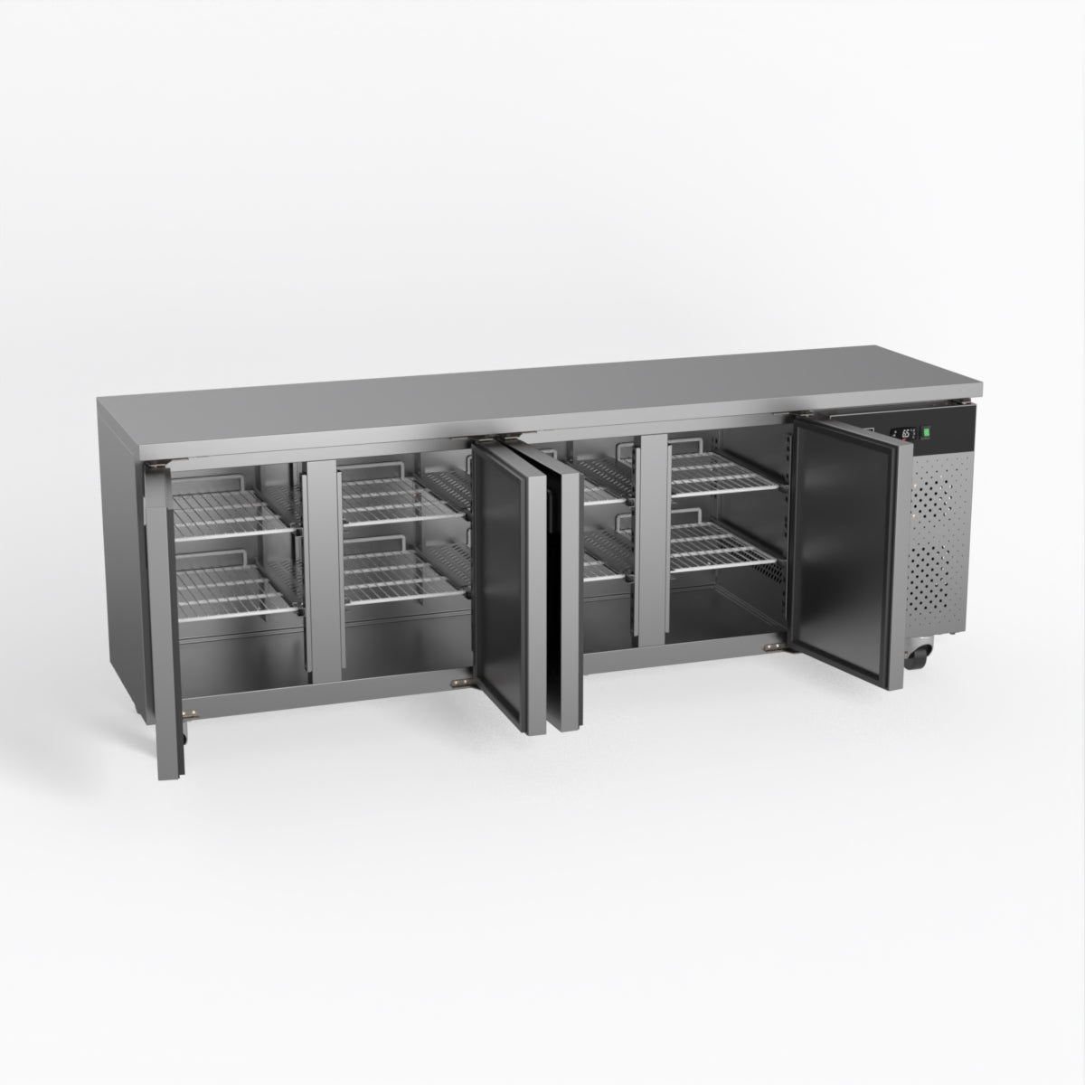 AG Four Door Commercial Worktop / Under Bench Fridge SLX4100TN