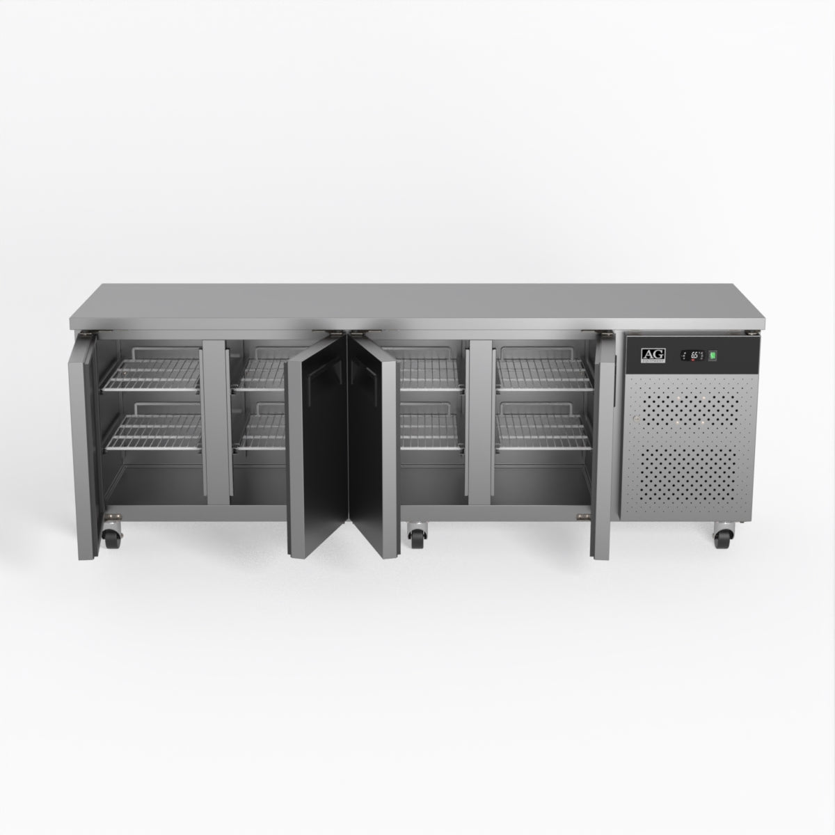 AG Four Door Commercial Worktop / Under Bench Fridge SLX4100TN