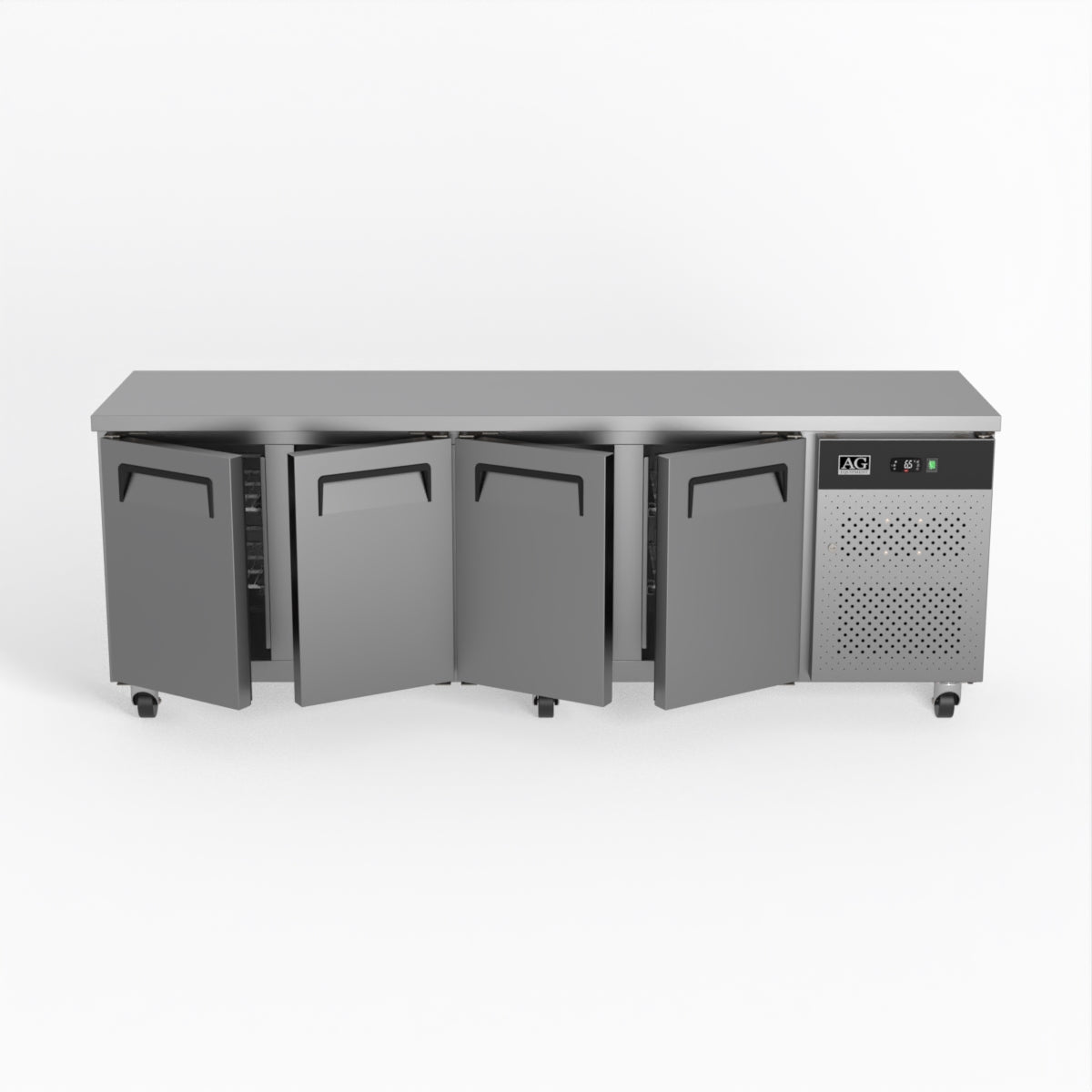 AG Four Door Commercial Worktop / Under Bench Fridge SLX4100TN