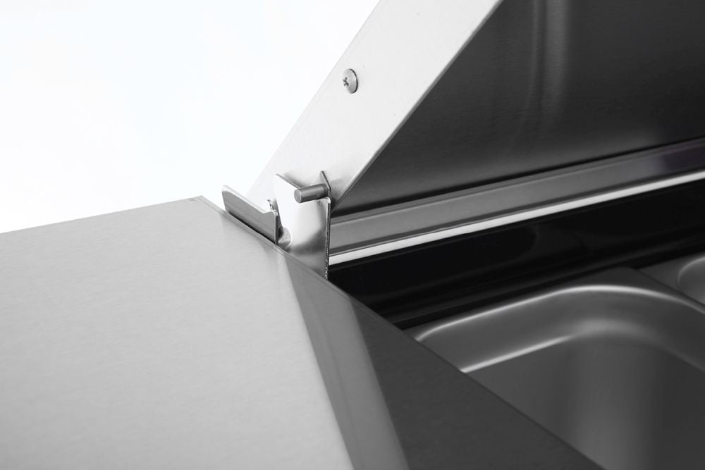Commercial Pizza Prep Fridges Three Door | Atosa | MPF8203