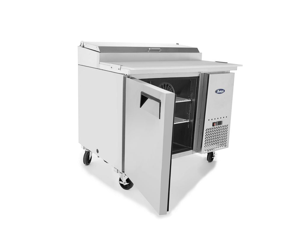 Commercial Pizza Prep Fridges Single Door | Atosa | MPF8201