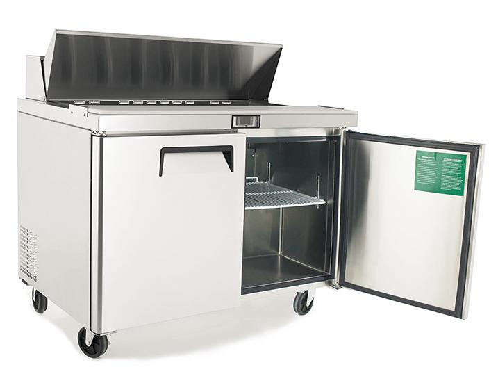Commercial Salad Bar Fridges Double Door | Atosa | MSF8302