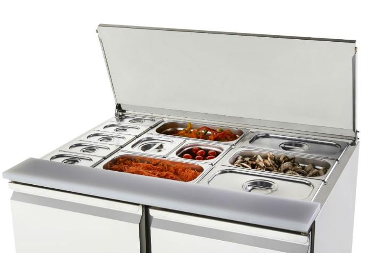 Commercial Salad Bar Fridges Two Door | Atosa | ESL3800