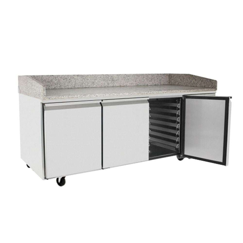 Commercial Pizza Prep Fridges 3 Door | Atosa | EPF3485