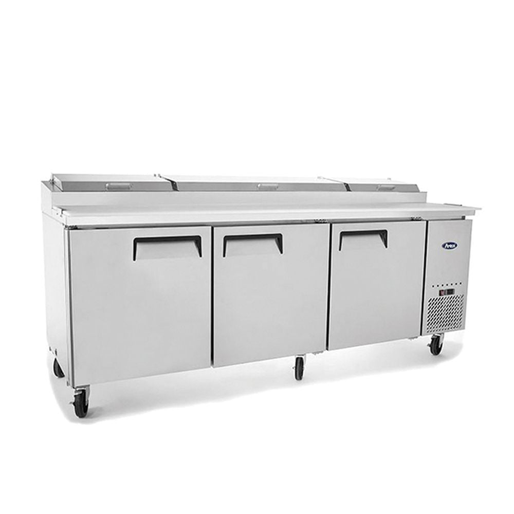 Commercial Pizza Prep Fridges Three Door | Atosa | MPF8203
