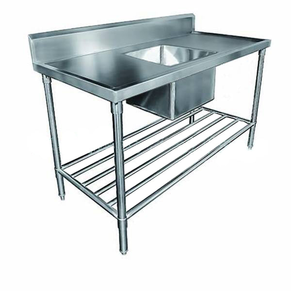 Mixrite Sink Bench with Splashback 1500 x 600 x 900 mm SS1615C