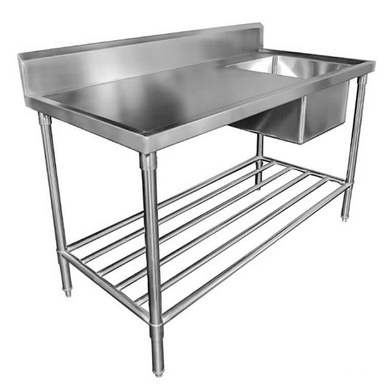 Mixrite Sink Bench with Splashback 2100 x 600 x 900 mm SS1621R