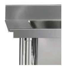 Mixrite Stainless Steel Dishwasher Single Inlet Right Sink - 600mmD WSS16120R