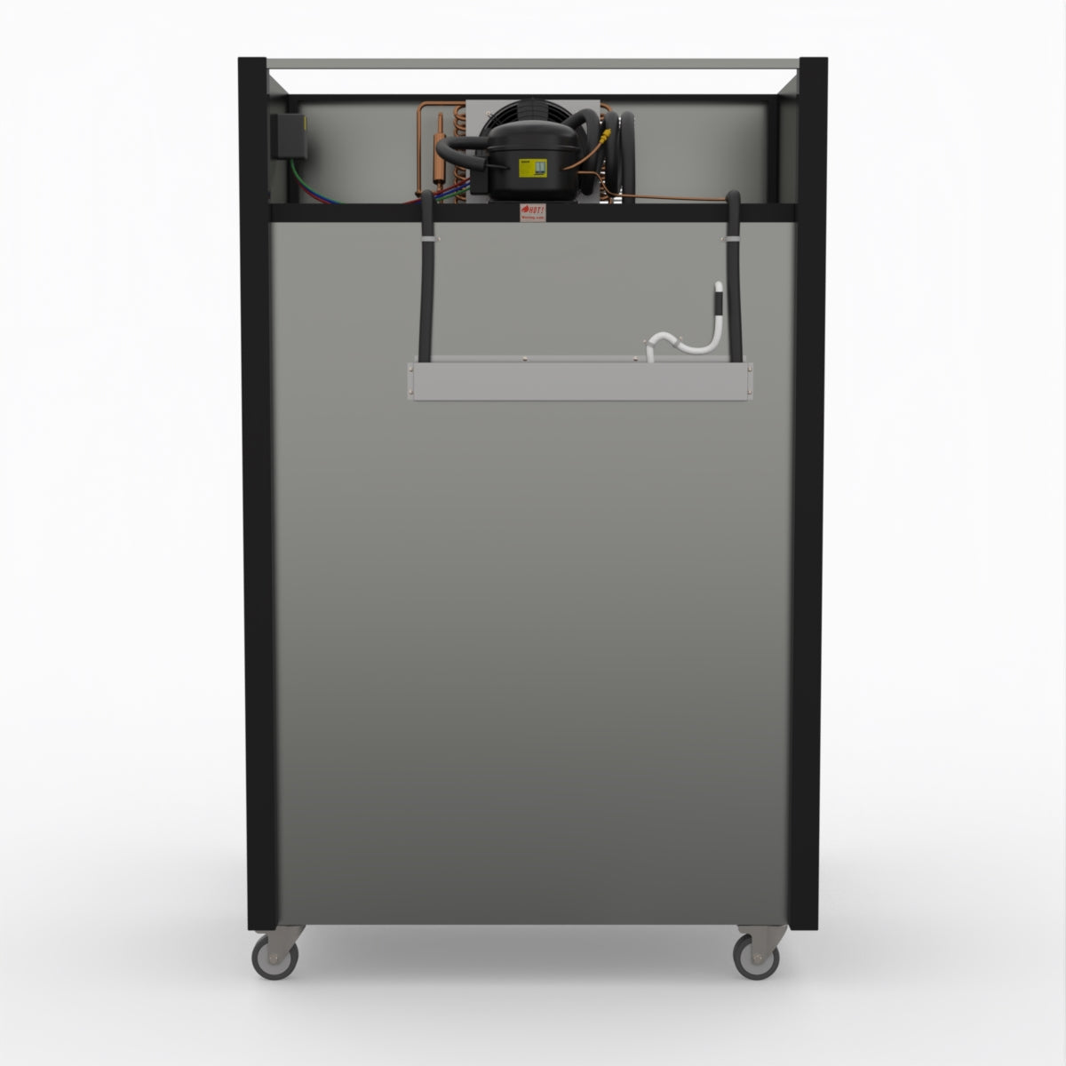 Thermaster Double Door Upright Display Fridge (black) SUCG1000B
