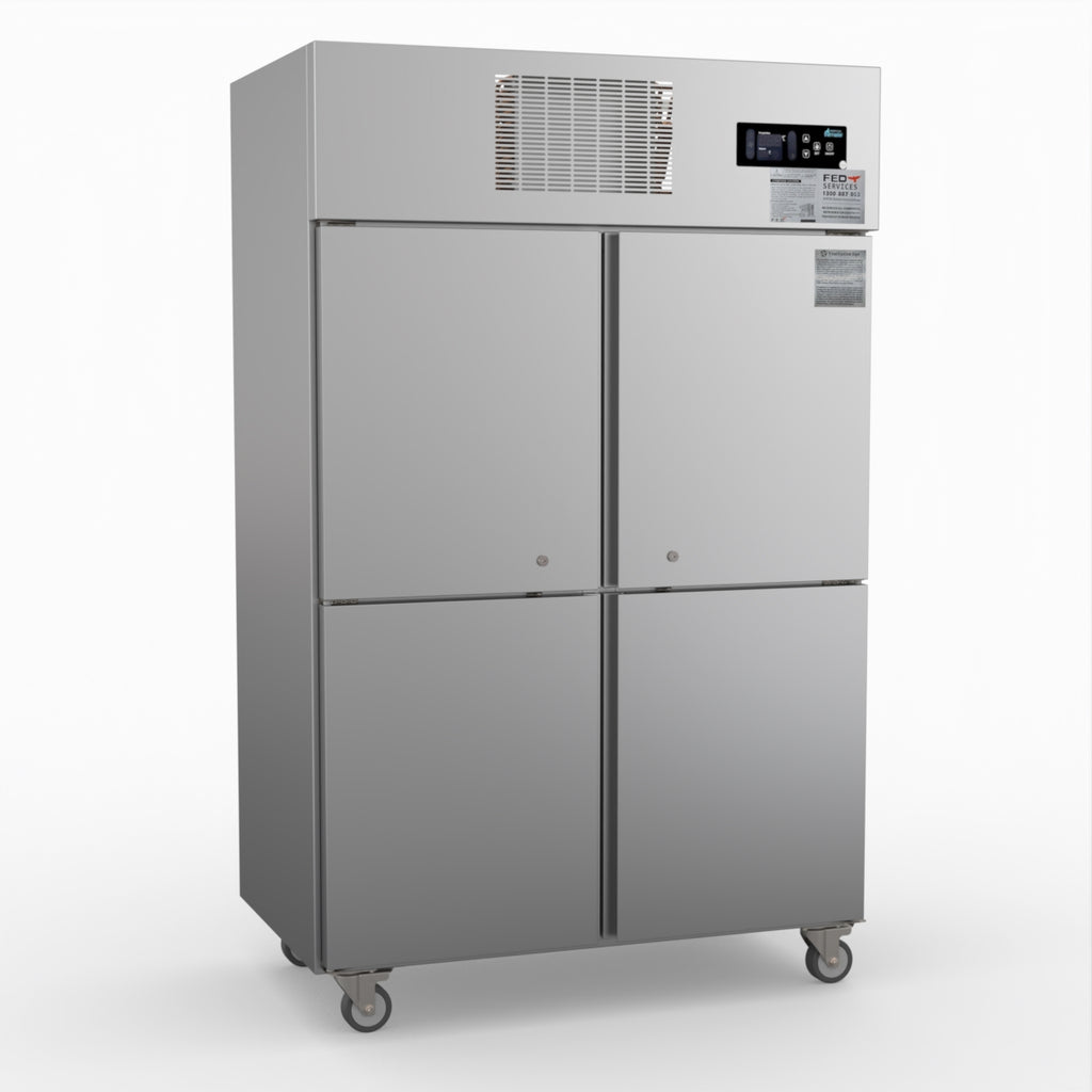 Thermaster Tropical 4 X Half Door Ss Freezer SUF1000