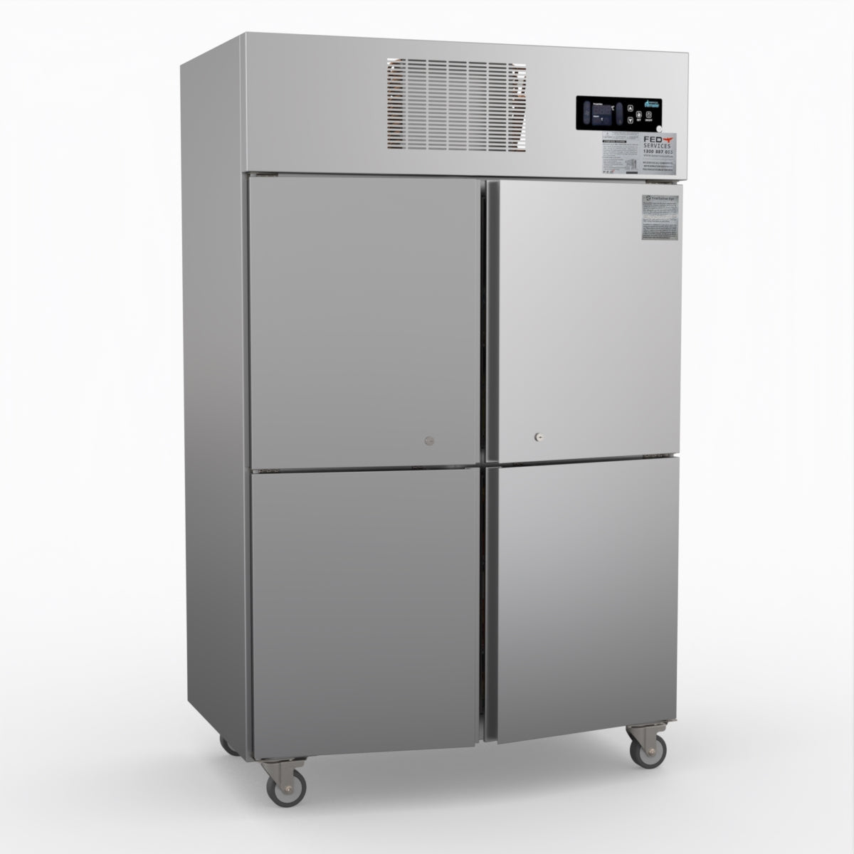 Thermaster Tropical 4 X Half Door Ss Freezer SUF1000