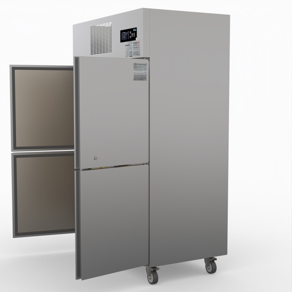Thermaster Tropical 4 X Half Door Ss Freezer SUF1000