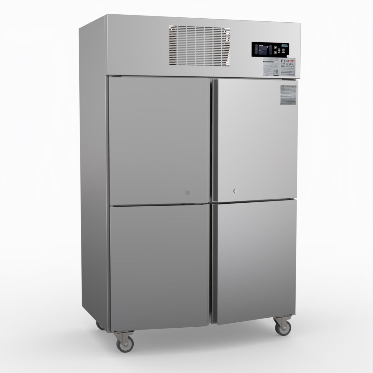 Thermaster Tropical 4 X Half Door Ss Freezer SUF1000
