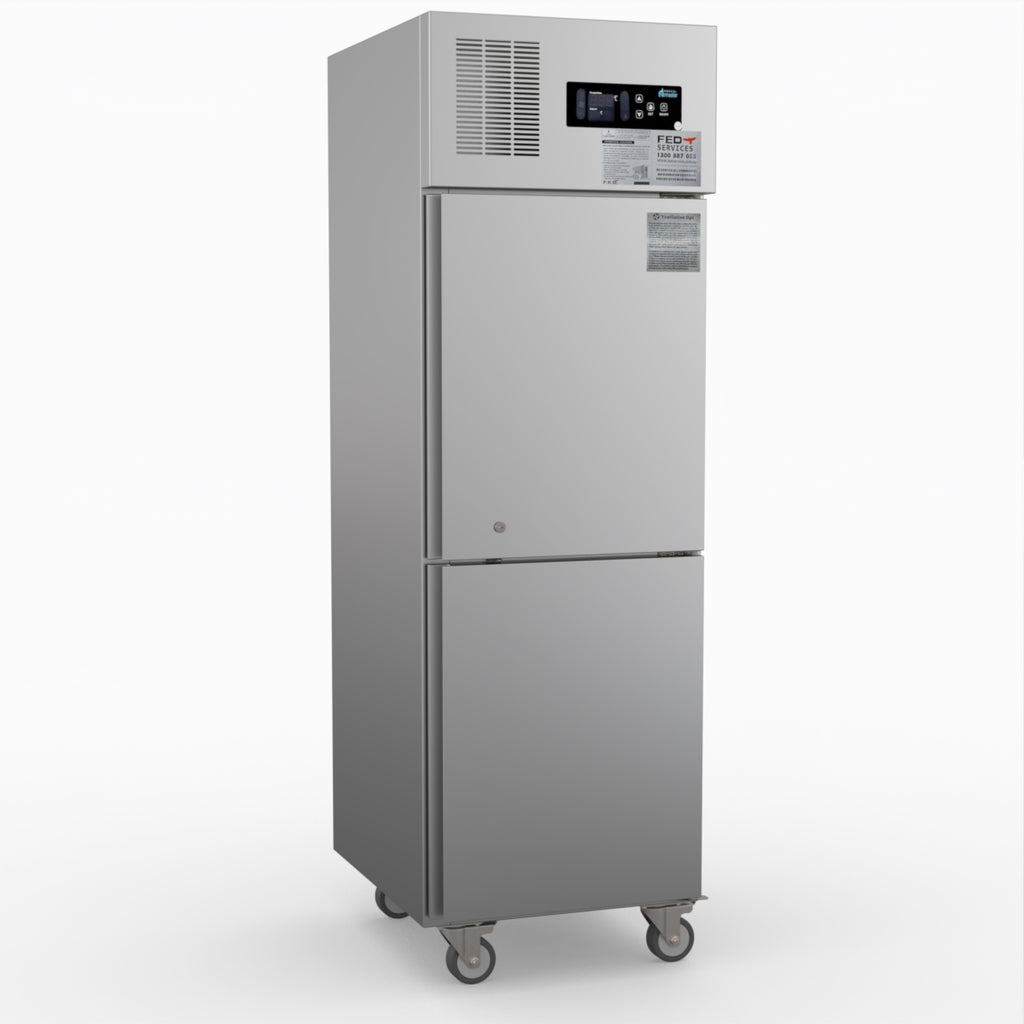 Thermaster Tropical 2 X Half Door Ss Freezer SUF500