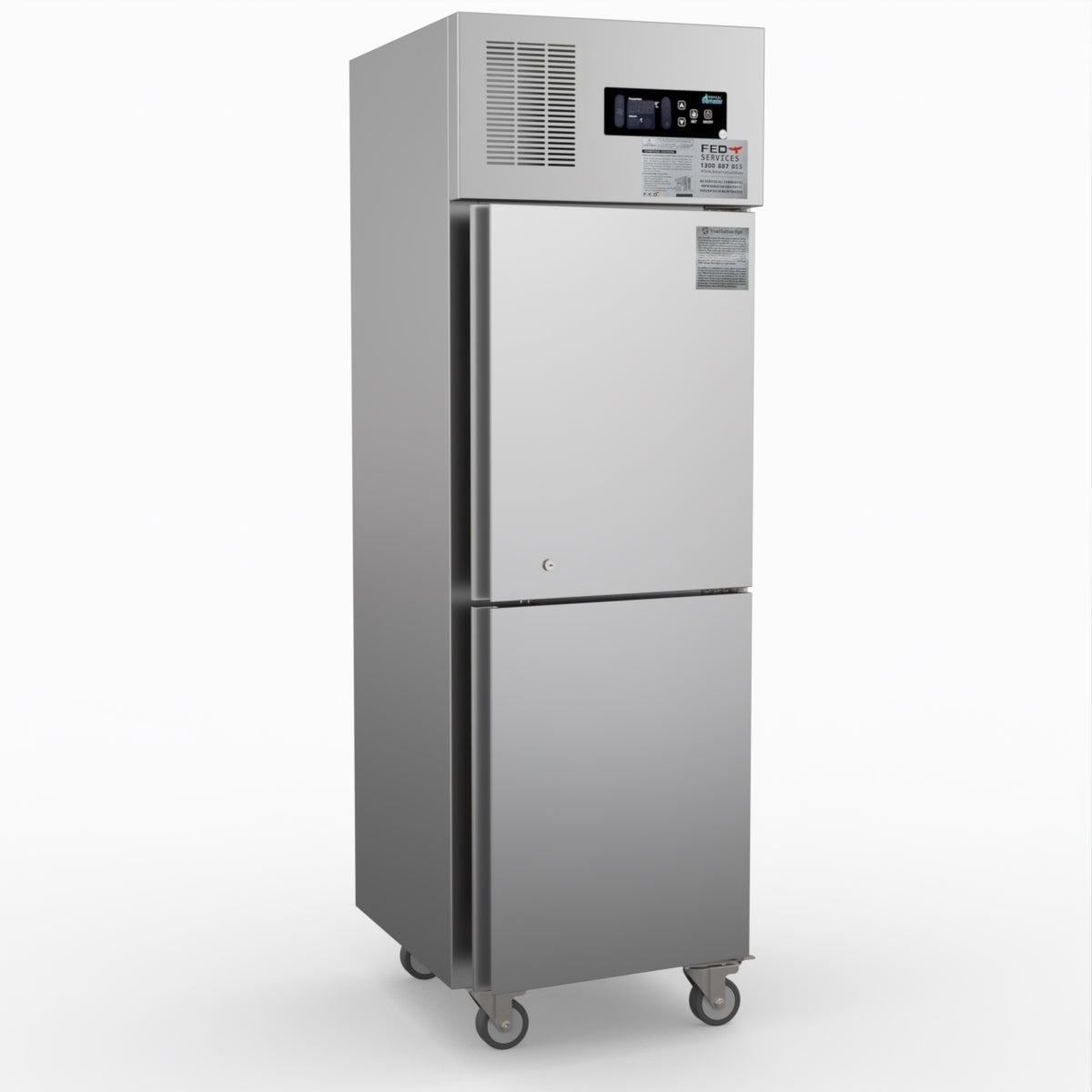 Thermaster Tropical 2 X Half Door Ss Freezer SUF500