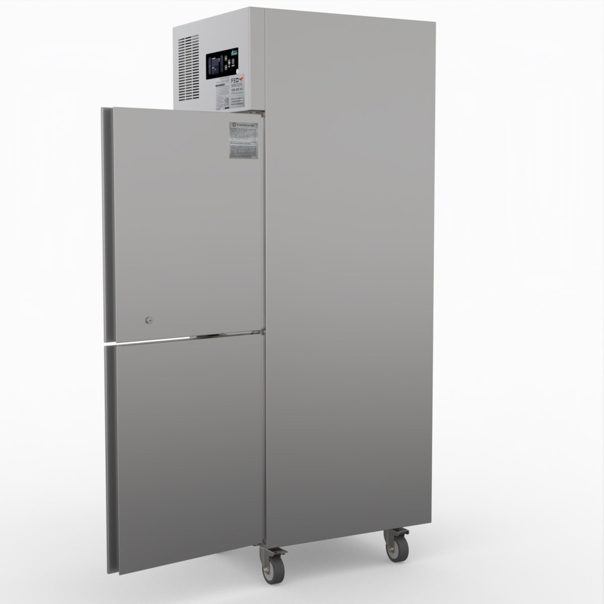 Thermaster Tropical 2 X Half Door Ss Freezer SUF500