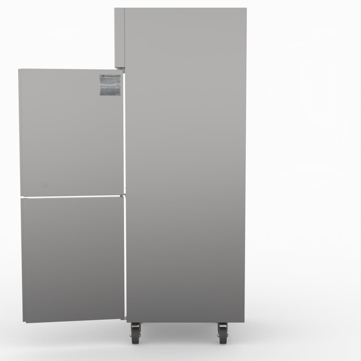 Thermaster Tropical 2 X Half Door Ss Freezer SUF500